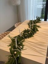 Рождественская гирлянда на стол с жемчужинами 🎄🤍 Как вам такая идея? ...