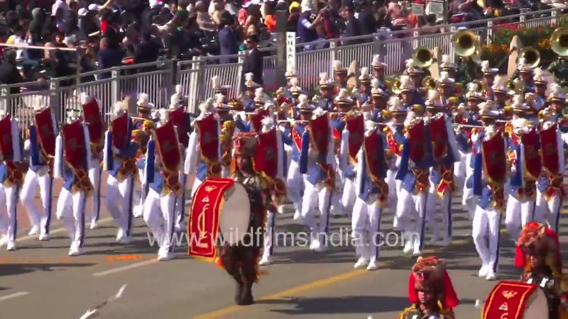 इंडोनेशिया की टुकड़ी ने भारत के 76वें गणतंत्र दिवस समारोह में पहली बार हिस्सा लिया