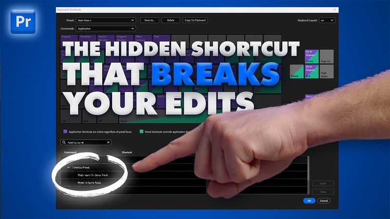 Why Track Targeting Matters in Premiere Pro (And the Shortcut That Breaks It)