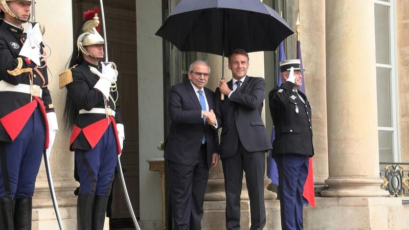 Macron meets Lebanon's new Prime Minister at the Élysée Palace | AFP