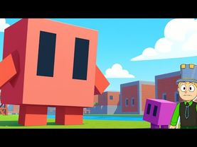 ОББИ большой МАЛЕНЬКИЙ но мы были КУБИКАМИ! Побег с подругой связанные одной веревкой!