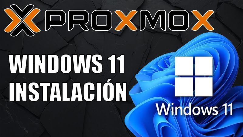Instalar windows 11 con Drivers en Proxmox