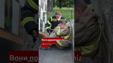 Внаслідок атаки по Києву загинули троє рятувальників, які ліквідовували пожежі #shorts #київ #новини