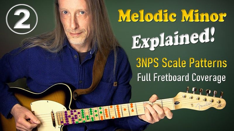 Melodic Minor Explained 🎸 Full Fretboard Navigation (Part 2 of 3 | GuitarNerdery 140)