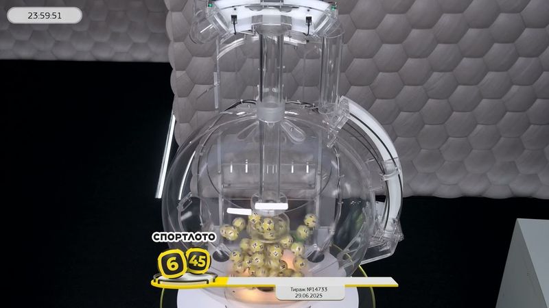 Столото представляет | Лотерея «Спортлото «6 из 45». Тираж № 14733 от 29.06.2025 г.