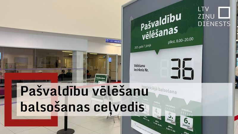 Kā notiek balsošanas procedūra vēlēšanu iecirknī?