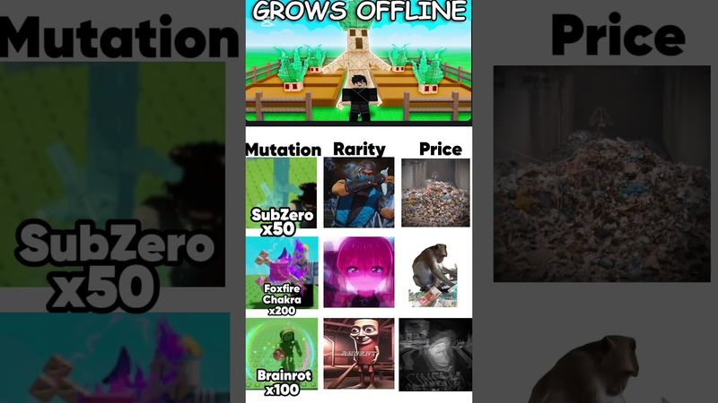 Grow A Garden Mutations be like 🧬 #growagarden #growagardenroblox #roblox #robloxmemes
