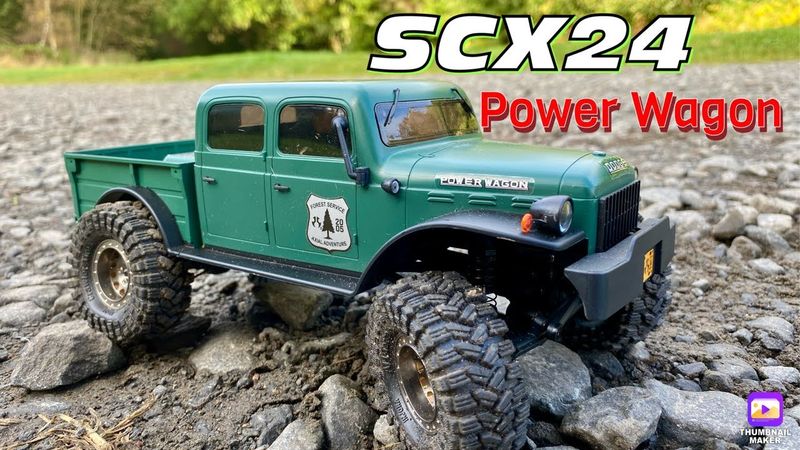 Axial SCX24 Dodge Power Wagon RC Crawler Truck 1/18 🏁🏁 Injora King Trekker