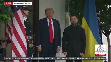 Трамп встретил Зеленского у Белого дома