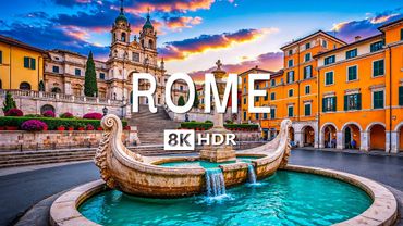ROME, ITALY 🇮🇹 in 8K HDR 60 FPS Video by Drone