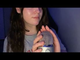 ASMR Mic Rubbing, Gripping and Blowing