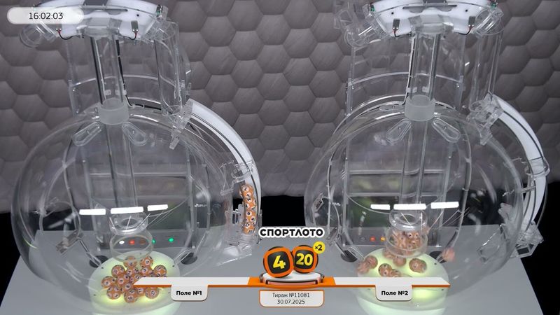 Столото представляет | Лотерея «Спортлото «4 из 20». Тираж №11081  от 30.07.2025 г.