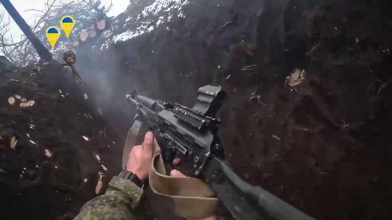 The Wildest Close Combat: Russian Forces Mercilessly Attack Ukrainians
