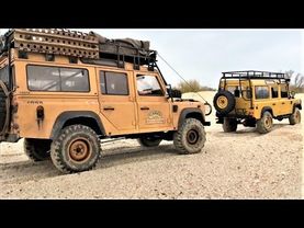 RC Car XtraSpeed Land Rover Defender D110 Camel Trophy Sand Off-Road Trail