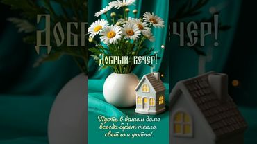 🌺 •ВСЕМ ДОБРЫЙ ВЕЧЕР• Самого прекрасного настроения, которое согревает душу!• #добрыйвечер #shorts