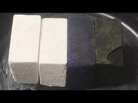 Purple & White Fresh Chalk Blocks 💜🤍