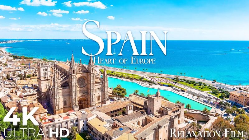 Spain 4K • Serene Landscapes from Horizon to Horizon | Relaxation Film