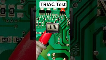 How to Test Triac with Multimeter in 5 Seconds | Quick Test Every Technician Must Know #shorts