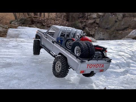 RC4WD(Trail Finder2 LWB Chassis) Toyota LAND CRUISER 70|LC70| Off-road Driving(Ice) 4X4 RC Car No.8