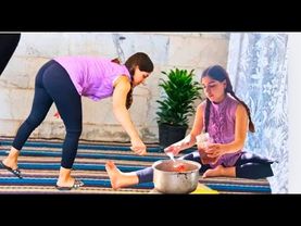 Daily house cleaning by a village girl | Relaxing house cleaning routine