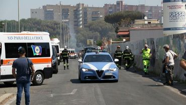 Emergency services on site after fuel station blast rattles Rome | AFP