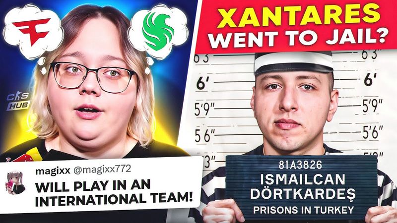 XANTARES WENT TO JAIL? MAGIXX GOING INTERNATIONAL? UPDATE ON S1MPLE'S TEAM! CS NEWS, BLAST BOUNTY