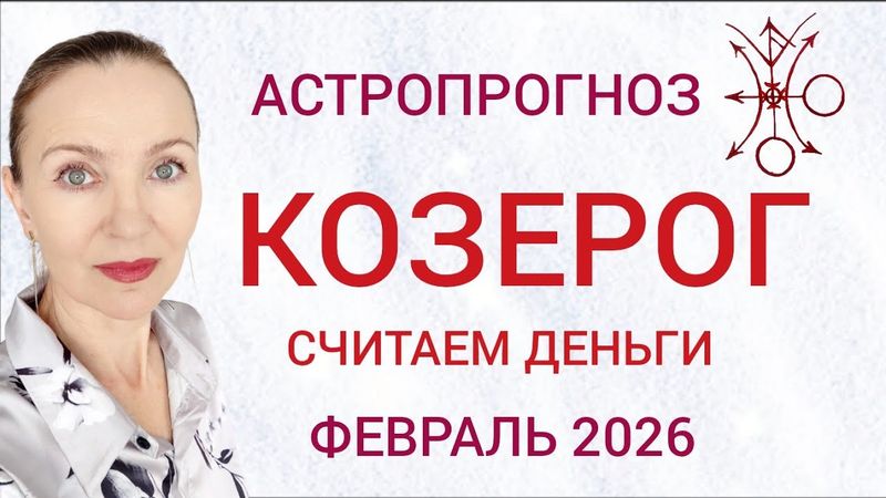 ♑ КОЗЕРОГ ФЕВРАЛЬ 2026 ГОРОСКОП НА МЕСЯЦ 🧿 СЧИТАЕМ ДЕНЬГИ