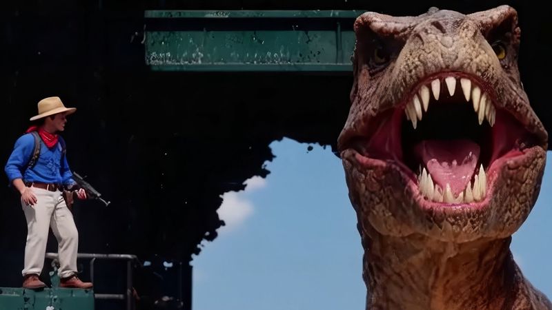 Jurassic Park on Mega Drive – Remastered / AI Upscale