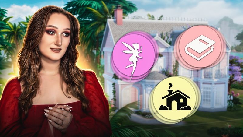 Построила дом в Симс 4, но каждая комната в рандомной эстетике