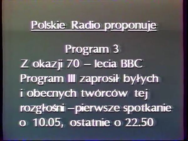 Конец эфира (TVP 1 Польша, 17.10.1992)