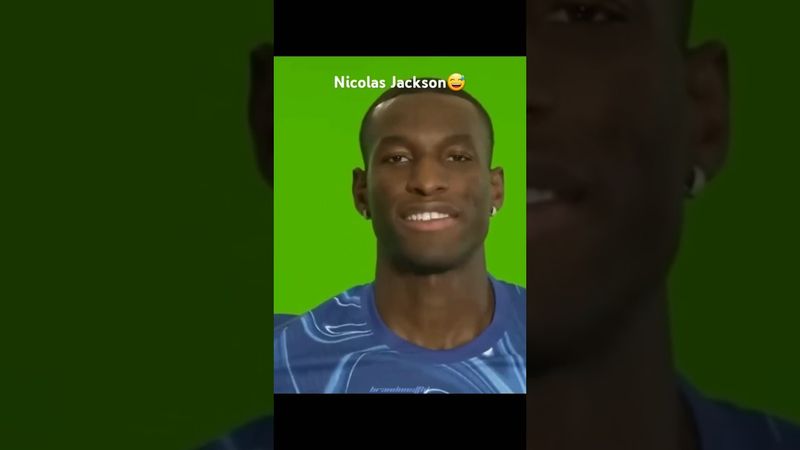 Nicolas Jackson GOAT🤣 He failed again  #jackson #funny #shorts #nicolasjackson #fails