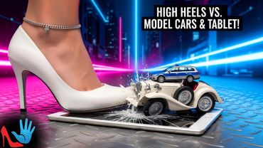 High Heels vs Model Cars & Tablet! 👠🚗💻