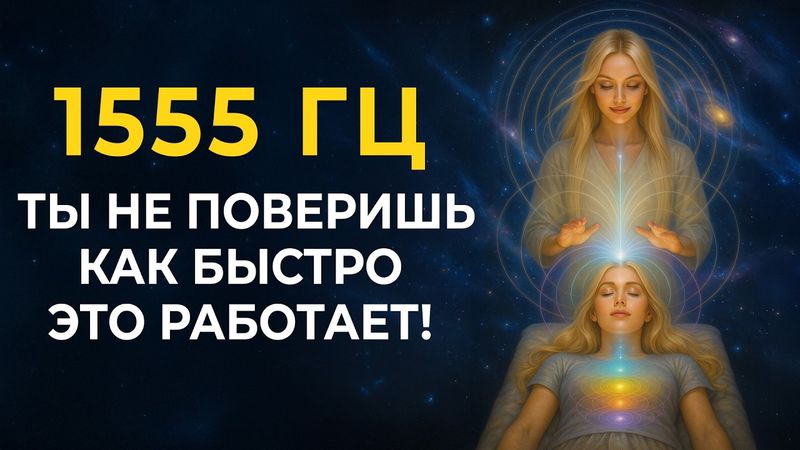 1555 гц 🌀 Ты Не Поверишь, Насколько Это Работает! Звук Света для Соединения с Высшими Сферами Души
