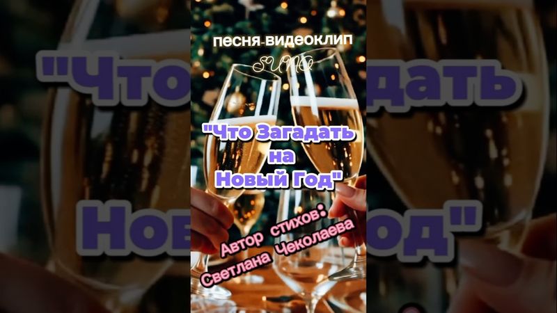 "Что Загадать на Новый Год" - песня Suno на стихи Светланы Чеколаевой #новыйгод #viral