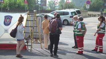 Mourners visit memorial at the site of Austria school shooting | AFP