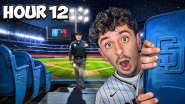 Spending 24 Hours in a Stadium.. **CHALLENGE**
