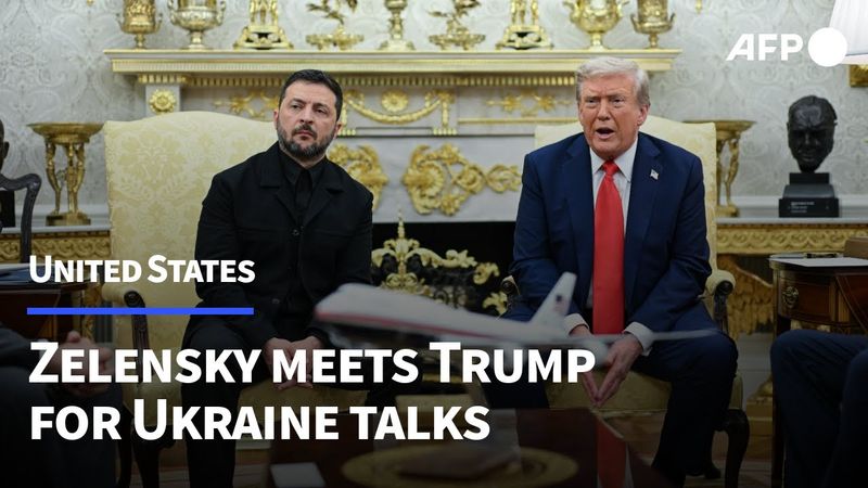 IN FULL - Trump and Zelensky hold bilateral meeting on Ukraine | AFP