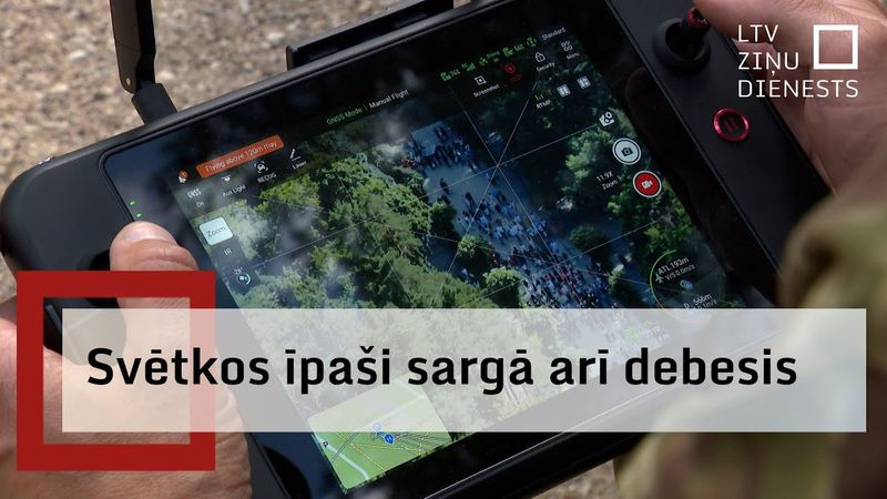 Latvijas likumsargiem sargāt debesis dziesmu svētkos palīdz arī kolēģi no Spānijas un Francijas