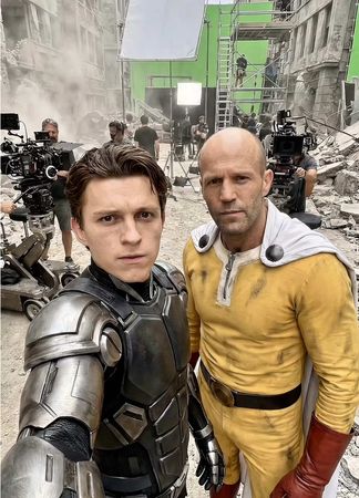 One Punch Man filming scene #ai #onepunchman #hollywood #actor 
