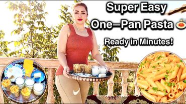 One Pot Creamy Pasta in 10 Minutes! No Fuss, No Mess!