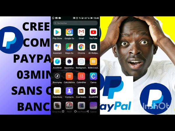 CREE UN COMPTE #PAYPAL EN 03 MINUTES SANS CARTE BANCAIRE
