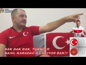 NASIL ÇAKTI BE?!!! - Türkiye 1-0 Karadağ (Tepki) #uefanationsleague #türkiye