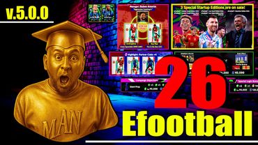 eFootball 2026  ⚽ НОВЫЙ 26 ФУТБОЛ ⚽ ОБЗОР v.5.0.0 🔞 Распаковка !!!🤩  #efootball2024