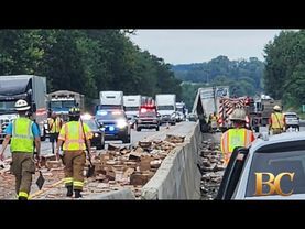 Hot dog spill shuts down highway in Pennsylvania