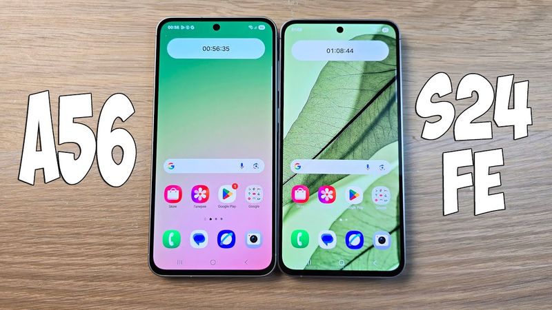 SAMSUNG GALAXY A56 VS SAMSUNG GALAXY S24 FE - ЧТО ВЫБРАТЬ? ПОЛНОЕ СРАВНЕНИЕ!