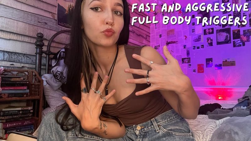 ASMR Full Body Triggers | Skin Scratching, Fabric  Scratching, Hair Play