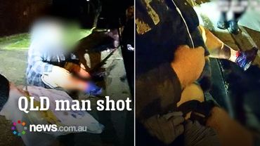 "This is gonna hurt": QLD cops rush to help shooting victim