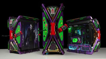 「BRO」4K Water Cooled PC Build ROG Hyperion GR701 Jocker Theme.华硕创世神 3D立体机箱改造 紫绿色小丑 #pcbuild