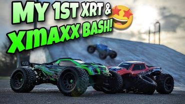 TRAXXAS MADNESS - XRT and XMAXX!! My 1st BASH with these MASSIVE BRUTES!🤩