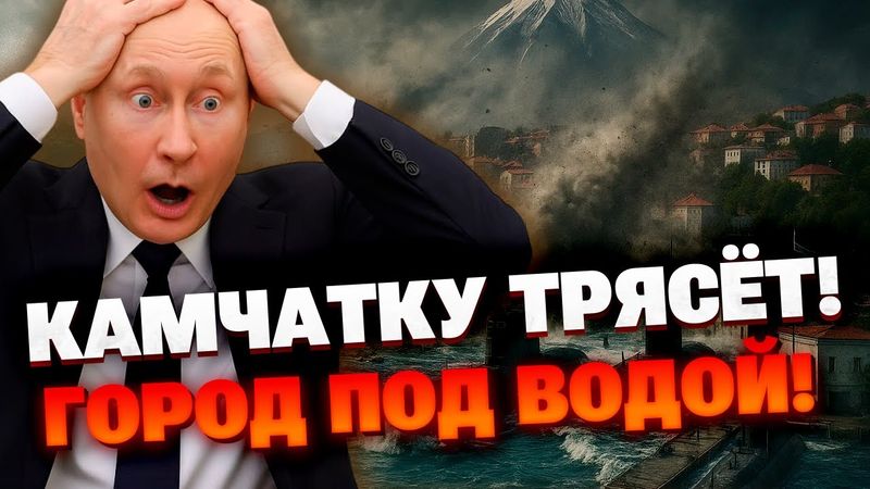 На Камчатке — сильнейшее землетрясение за 70 лет: города ушли под воду